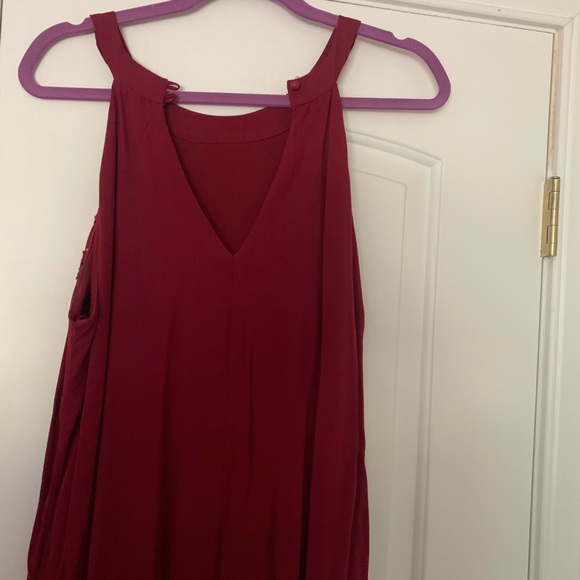 Red Shift Dress - Picture 4 of 5